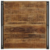 Stolik kawowy 100x100x35 cm lite drewno surowe mango