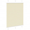 Roleta plisowana kremowa 110x100 cm Szerokość tkaniny 109,4cm