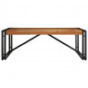 Stolik kawowy 100x100x35 cm lite drewno akacjowe