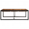 Stolik kawowy 100x100x35 cm lite drewno akacjowe
