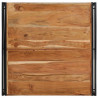 Stolik kawowy 100x100x35 cm lite drewno akacjowe