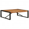 Stolik kawowy 100x100x35 cm lite drewno akacjowe