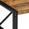 Stolik kawowy wielokolorowy 80x80x35 cm lite drewno odzyskane