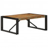 Stolik kawowy wielokolorowy 80x80x35 cm lite drewno odzyskane
