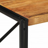 Stolik kawowy 80x80x35 cm lite drewno akacjowe