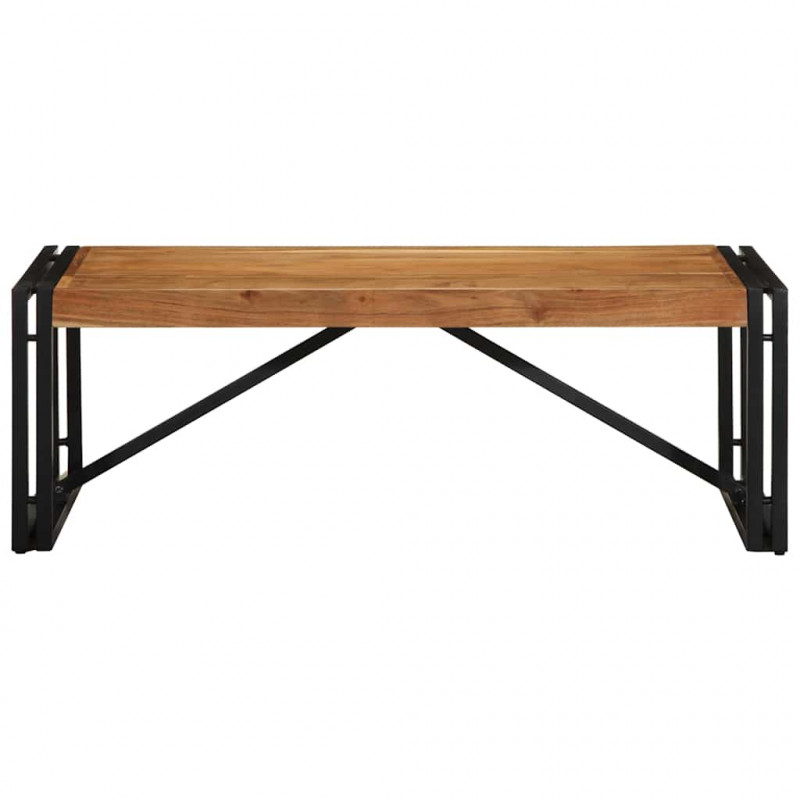 Stolik kawowy 100x50x35 cm lite drewno akacjowe