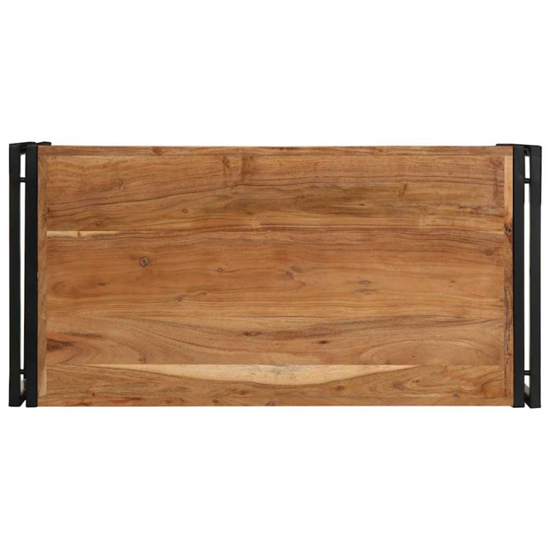 Stolik kawowy 100x50x35 cm lite drewno akacjowe