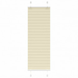 Roleta plisowana kremowa 50x150 cm Szerokość tkaniny 49,4cm