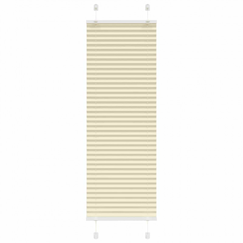 Roleta plisowana kremowa 50x150 cm Szerokość tkaniny 49,4cm