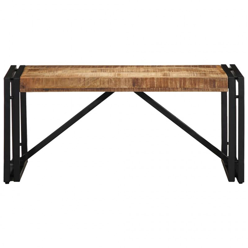 Stolik kawowy 80x40x35 cm lite drewno surowe mango