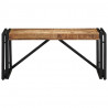 Stolik kawowy 80x40x35 cm lite drewno surowe mango