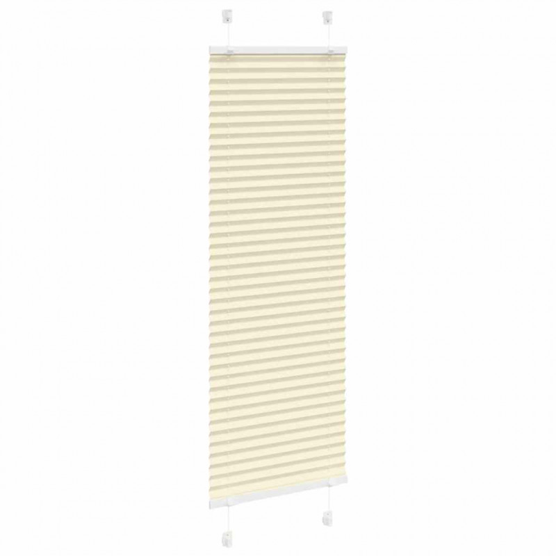 Roleta plisowana kremowa 50x150 cm Szerokość tkaniny 49,4cm