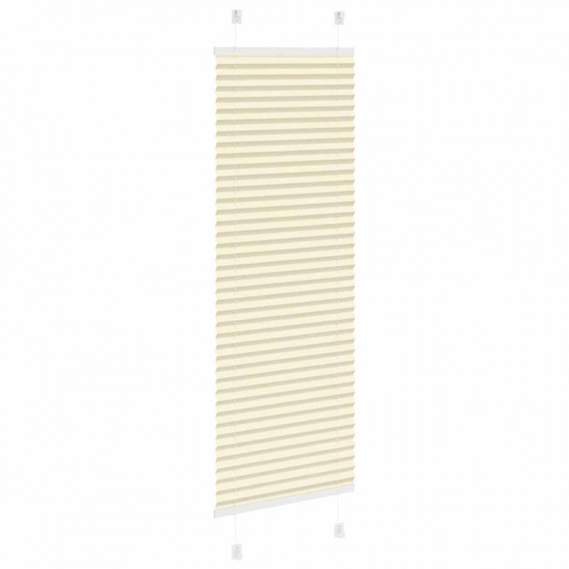 Roleta plisowana kremowa 50x150 cm Szerokość tkaniny 49,4cm