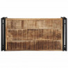 Stolik kawowy 80x40x35 cm lite drewno surowe mango