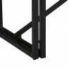 Stolik kawowy 80x40x35 cm lite drewno surowe mango