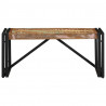 Stolik kawowy wielokolorowy 80x40x35 cm lite drewno odzyskane