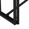 Stolik kawowy wielokolorowy 80x40x35 cm lite drewno odzyskane