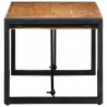 Stolik kawowy 80x40x35 cm lite drewno akacjowe