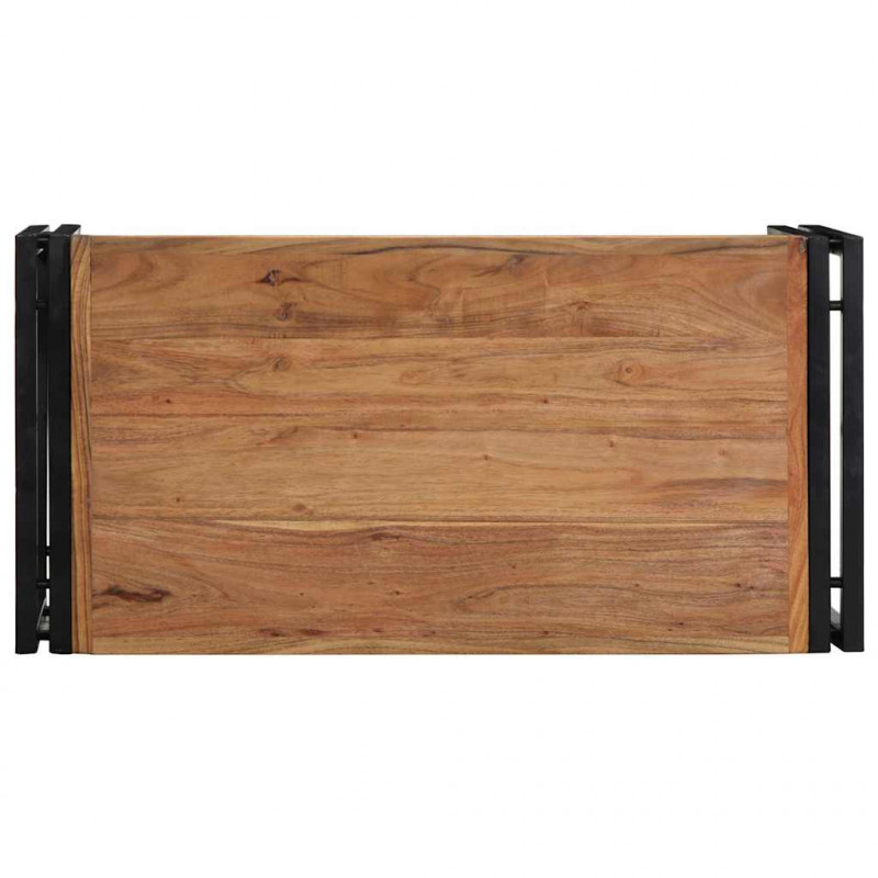 Stolik kawowy 80x40x35 cm lite drewno akacjowe