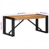 Stolik kawowy 80x40x35 cm lite drewno akacjowe