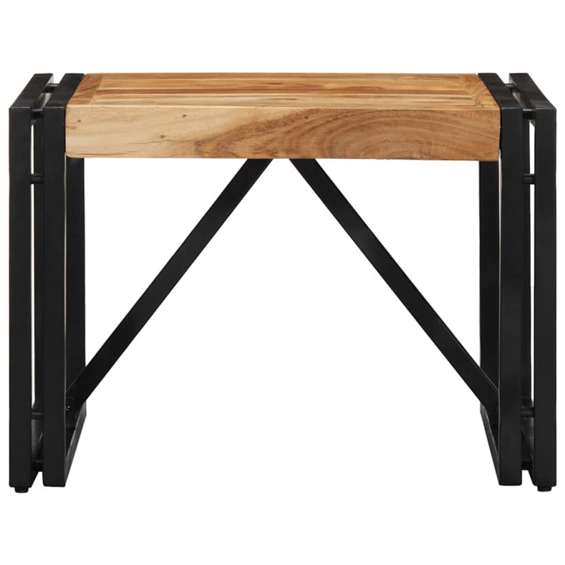 Stolik kawowy 50x50x35 cm Drewno lite Akacja