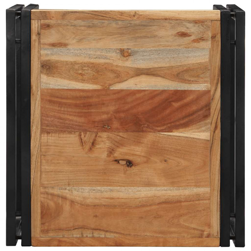 Stolik kawowy 50x50x35 cm Drewno lite Akacja