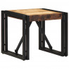 Stolik kawowy 40x40x35 cm lite drewno surowe mango