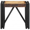 Stolik kawowy 40x40x35 cm lite drewno surowe mango