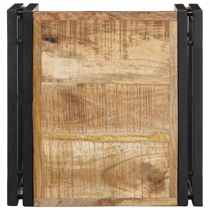 Stolik kawowy 40x40x35 cm lite drewno surowe mango