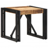 Stolik kawowy 40x40x35 cm lite drewno surowe mango