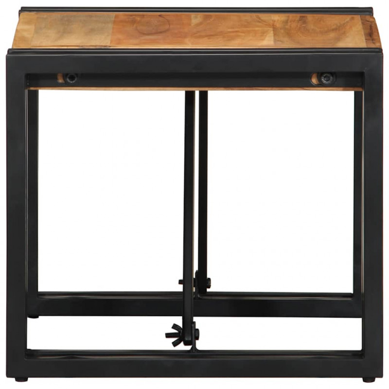 Stolik kawowy 40x40x35 cm lite drewno akacjowe