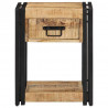 Szafka nocna 40x35x50 cm lite drewno surowe mango