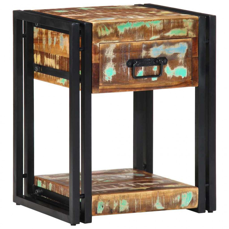 Szafka Nocna z szufladą 2 pcs Wielokolorowe 40 x 35 x 50 cm