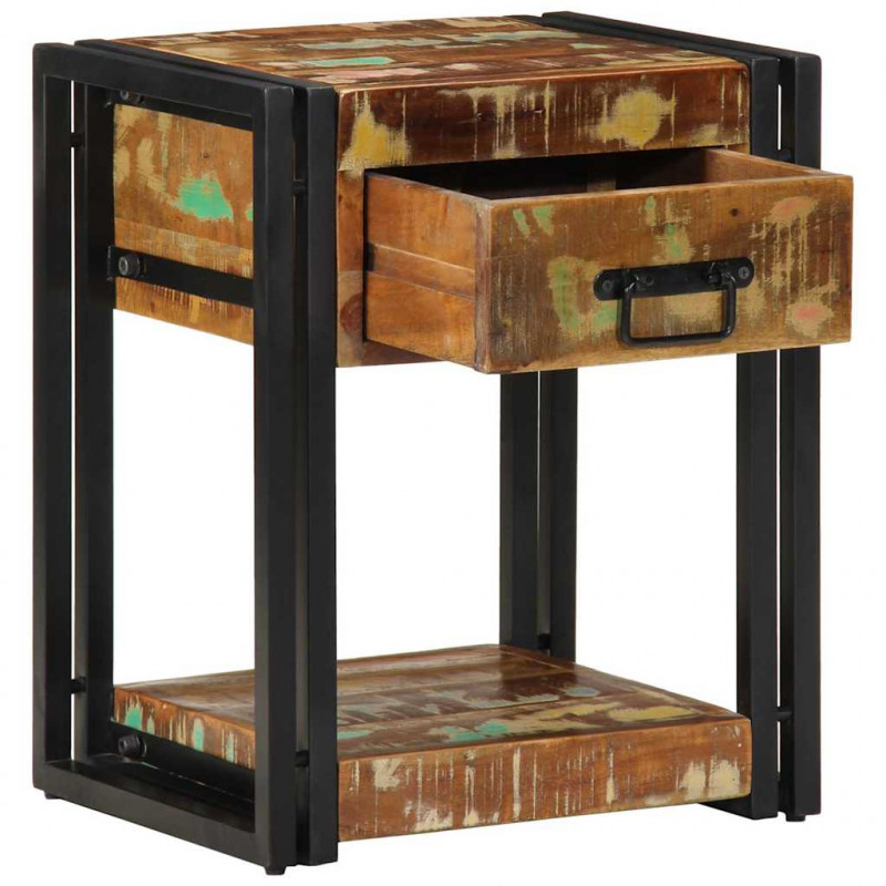 Szafka Nocna z szufladą 2 pcs Wielokolorowe 40 x 35 x 50 cm