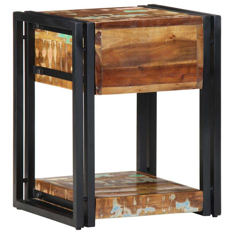 Szafka Nocna z szufladą 2 pcs Wielokolorowe 40 x 35 x 50 cm