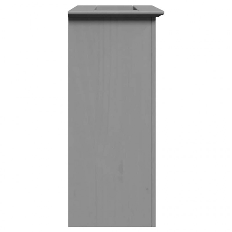 Szafka pod umywalkę łazienkową, BODO, szara, 70x35x80 cm