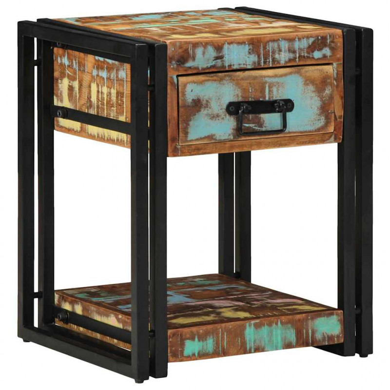 Szafka Nocna z szufladą 2 pcs Wielokolorowe 40 x 40 x 50 cm
