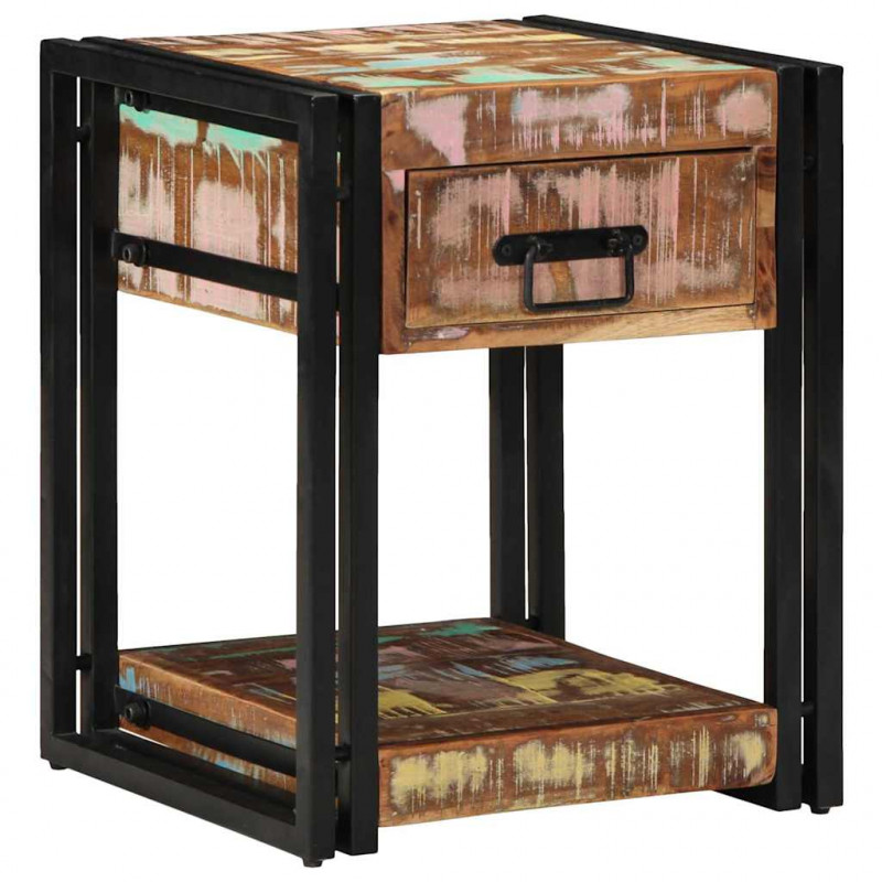 Szafka Nocna z szufladą 2 pcs Wielokolorowe 40 x 40 x 50 cm
