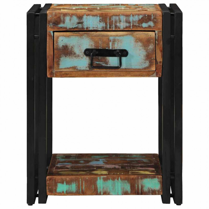 Szafka Nocna z szufladą 2 pcs Wielokolorowe 40 x 40 x 50 cm