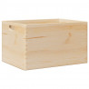 Skrzynka drewniana z uchwytami, 40x30x23cm, lite drewno sosnowe