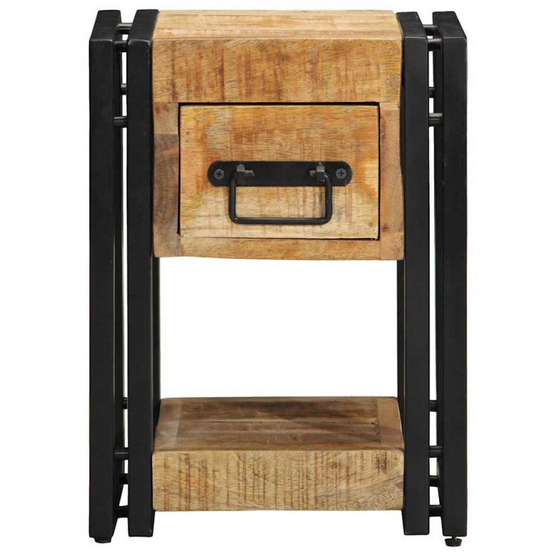 Szafka Nocna Brązowy 30 x 30 x 40 cm lite drewno mango