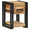 Szafka Nocna 2 pcs Brązowy 30 x 30 x 40 cm lite drewno mango