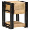 Szafka Nocna 2 pcs Brązowy 30 x 30 x 40 cm lite drewno mango