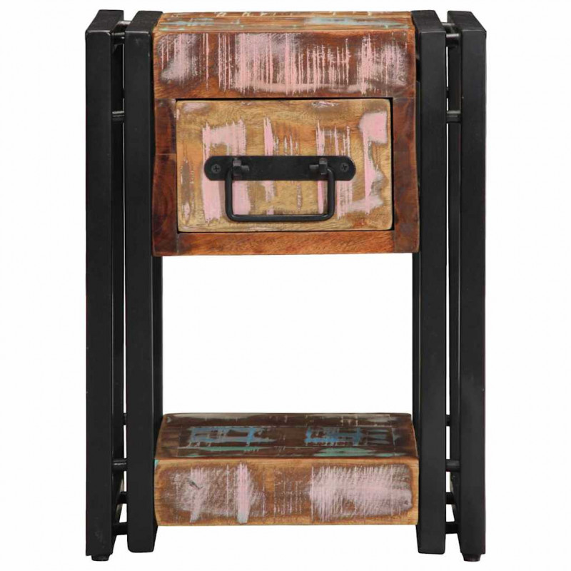 Szafka Nocna z szufladą 2 pcs Wielokolorowe 30 x 30 x 40 cm