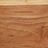 Szafka Nocna 2 pcs Brązowy 30 x 30 x 40 cm lite drewno akacjowe