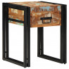 Stolik końcowy 40 x 40 x 50 cm Lite Drewno Recyklingowe