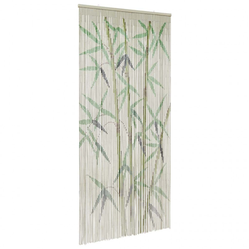Zasłona przeciw owadom z nadrukiem bambusowym 90x220 cm Bambus