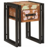 Stolik końcowy 30 x 30 x 40 cm Lite Drewno Recyklingowe