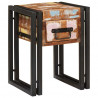 Stolik końcowy 30 x 30 x 40 cm Lite Drewno Recyklingowe