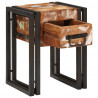 Stolik końcowy 30 x 30 x 40 cm Lite Drewno Recyklingowe